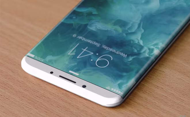 Diện tích hiển thị chiếm gần trọn mặt trước.