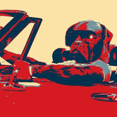 Trong vai nghệ sĩ âm nhạc những năm 90.