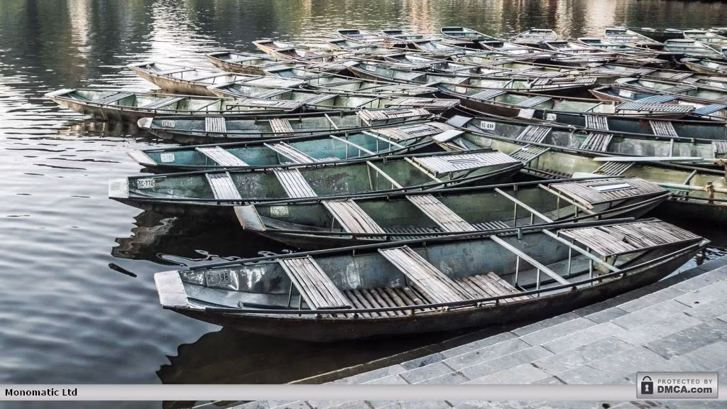 Bến thuyền ở Tam Cốc. Ảnh: Gomandrake.co.uk.