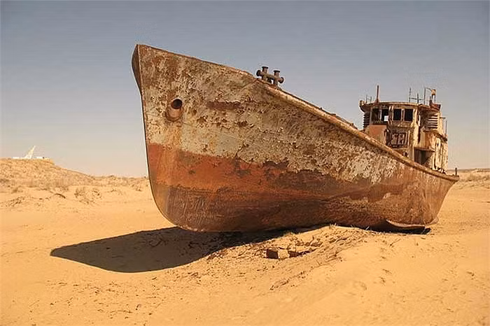 Thế nhưng mãi đến tận nửa sau thế kỷ 20, nơi đây vẫn còn là một vùng biển xanh thẳm đầy cá tôm hải sản.