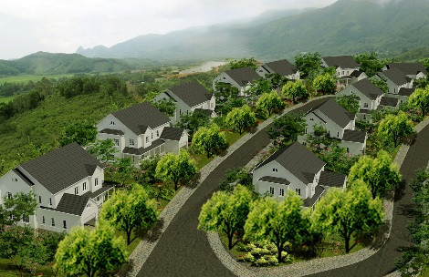 Biệt thự sinh thái giá rẻ rất "hút" khách. Ảnh minh họa.