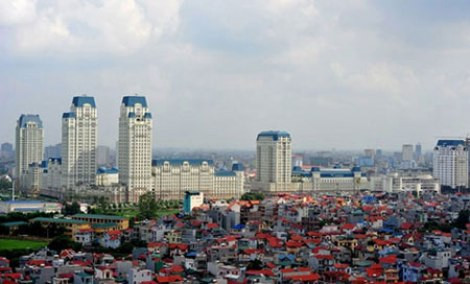 Nam Từ Liêm, nơi tập trung nhiều dự án, nhà cao tầng.