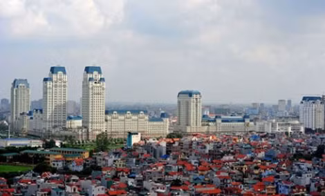 Nam Từ Liêm, nơi tập trung nhiều dự án, nhà cao tầng.