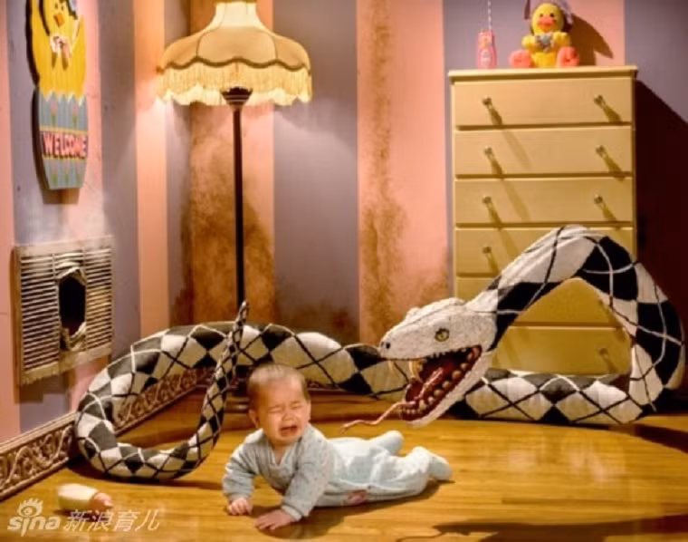 Rắn khổng lồ cũng là một hình tượng khiếp đảm.