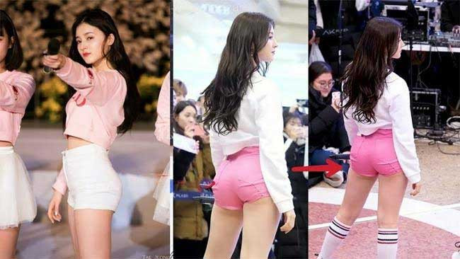 Trong concert 4season F/W mới đây, ca sĩ Solar của nhóm Mamamoo biểu diễn lại ca khúc Fire của nhóm nhạc nổi tiếng BTS và có hành động tương tự. Khi gần đến cuối màn biểu diễn, Solar bất ngờ xé áo, để lộ áo bra thể thao khiến người hâm mộ reo hò.