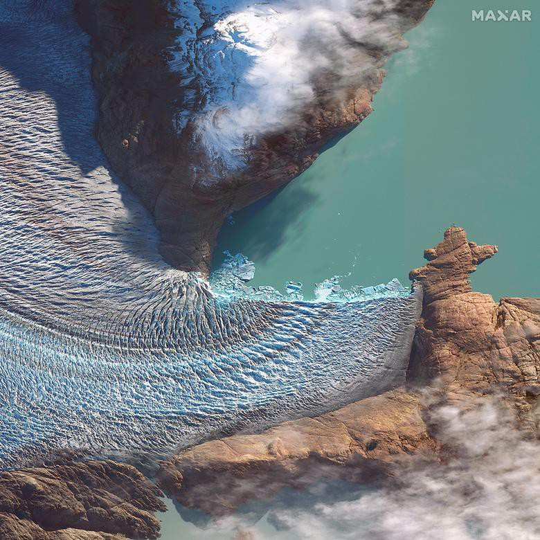 Hình ảnh sông băng Viedma ở Argentina ngày 15/5/2016.