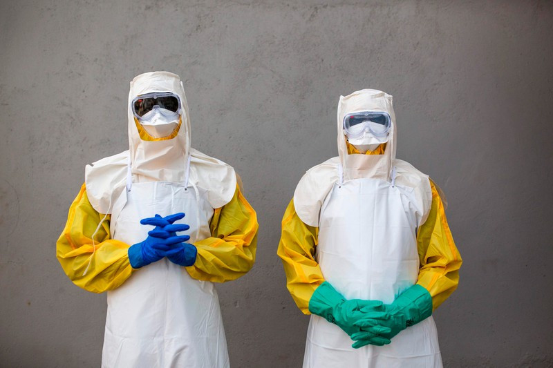 Hình ảnh các thành viên thuộc Bộ Y tế Nam Sudan trong một cuộc tập huấn sẵn sàng ứng phó với dịch Ebola hồi tháng 8/2019. Đợt bùng phát lần thứ 2 của bệnh dịch này đã lan sang cả Congo và khiến 2.000 người mắc bệnh.