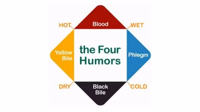 Trong hàng trăm năm, các bác sĩ cho rằng bệnh không phải do vi trùng mà là do sự mất cân đối của “bốn thể dịch” – gồm máu, mật đen, mật vàng và niêm dịch – 4 chất cơ bản cấu tạo nên cơ thể con người do Hippocrates đề xuất.