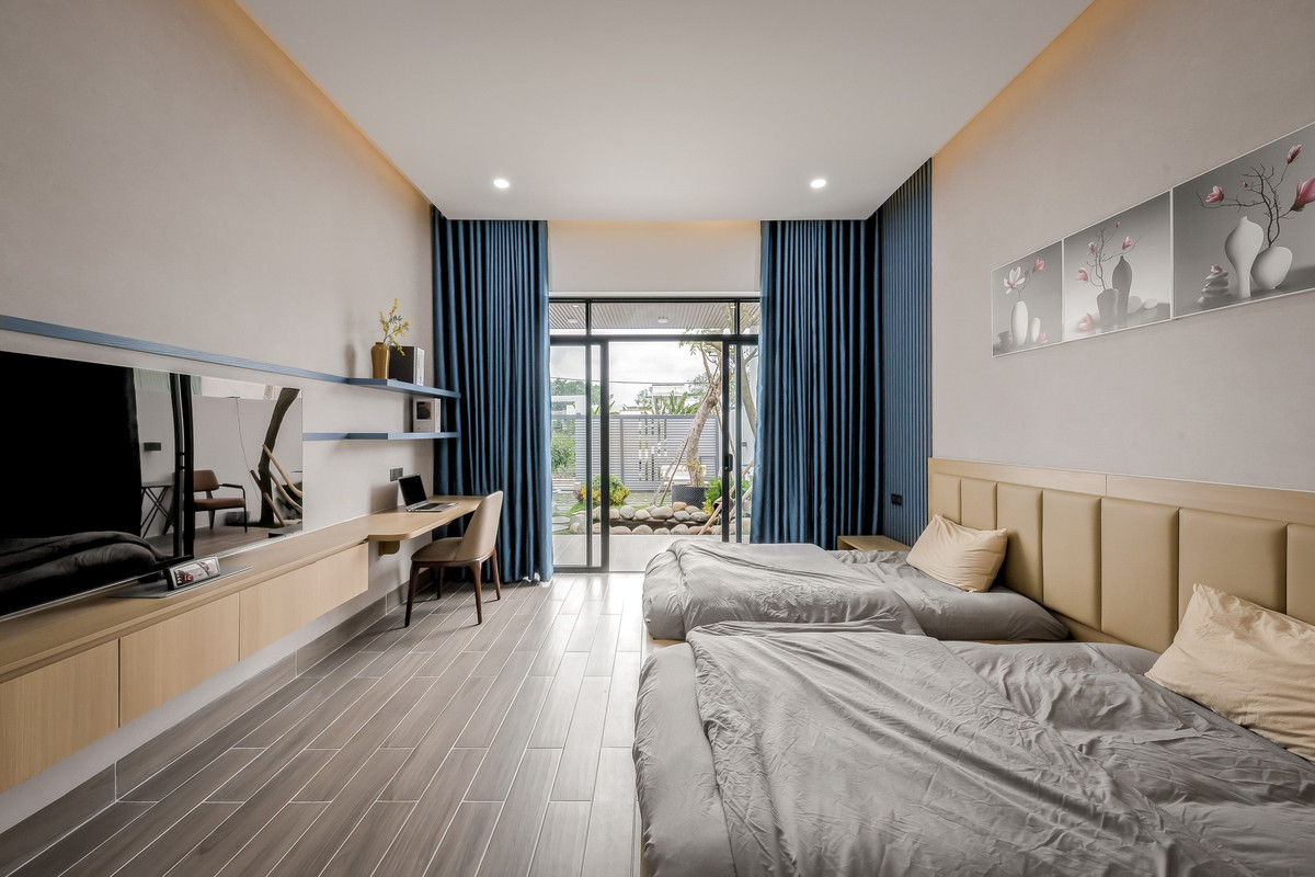 Ngoi nha binh yen, phong nao cung view ra ho ca koi mat me-Hinh-14