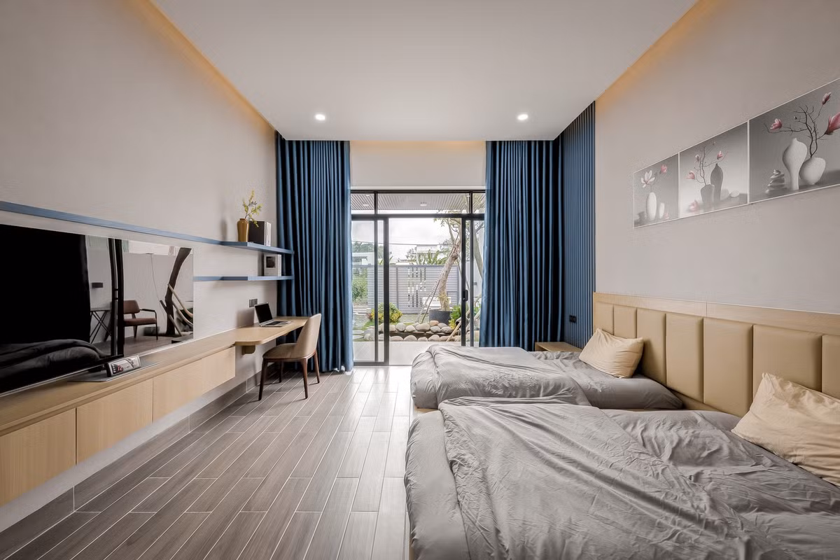 Ngoi nha binh yen, phong nao cung view ra ho ca koi mat me-Hinh-14