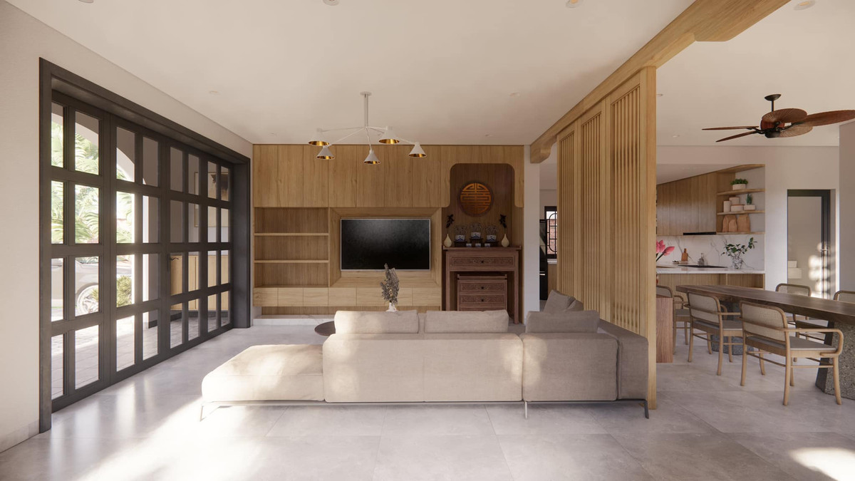 Nhà vườn 135m2 ở Bà Rịa – Vũng Tàu mang đậm bản sắc Việt - Hình 12 Nha vuon 135m2 o Ba Ria – Vung Tau mang dam ban sac Viet-Hinh-12