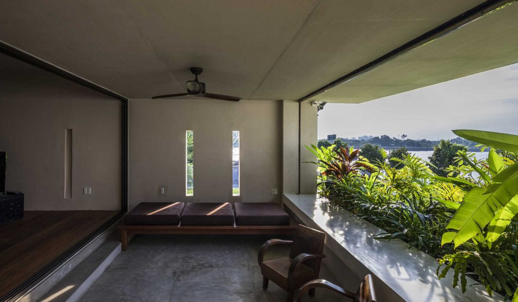 Ngôi nhà như được tạc từ khối bê tông khổng lồ, bể bơi điều hòa mát lạnh - Hình 10 Ngoi nha nhu duoc tac tu khoi be tong khong lo, be boi dieu hoa mat lanh-Hinh-10