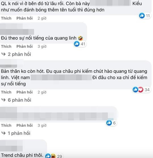 Bi mang ke fame Quang Linh sang chau Phi, ba Nhan Vlog noi gi?-Hinh-5