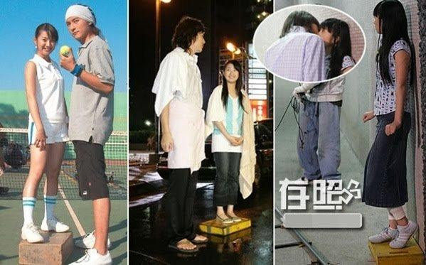 Những chiếc bục cũng là vật bất ly thân của Lâm Y Thần khi đóng với Trịnh Nguyên Sướng