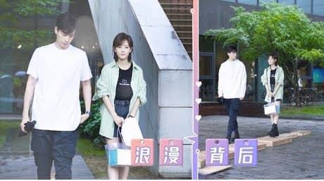 Lý Nhất Đồng được ekip làm phim trải nguyên loạt bục trên đường đi trong một cảnh quay với Hồ Nhất Thiên ở phim "Thân Ái Chí Ái".