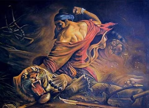 Tuy nhiên, cũng có quan điểm cho rằng, trong đoạn miêu tả Võ Tòng giết hổ của tác giả Thi Nại Am, Võ Tòng hạ gục con hổ cực nhanh gọn: "Võ Tòng liền tay trái giữ chặt lấy bờm ấn xuống đất, rồi rút tay phải ra mà giơ những nắm đấm tay như sắt, hết sức bình sinh, đánh luôn cho năm bảy mươi quả đấm nữa. Hổ ta bị đấm một lúc, vọt máu tươi ra khắp cả mồm mũi và hai mắt, rồi chỉ thở lên hồng hộc, mà lử đi không cựa được". Chi tiết này khiến chúng ta cảm thấy sức mạnh của con hổ chỉ mang với một chú chó nhỏ. Liệu Võ Tòng có thể tay không giết chết con vật được mệnh danh là chúa tể muôn loài?