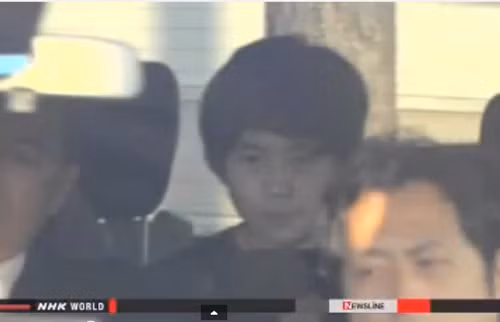 Nữ tiếp viên Vietnam Airlines bị Nhật bắt giữ - Ảnh cắt từ clip