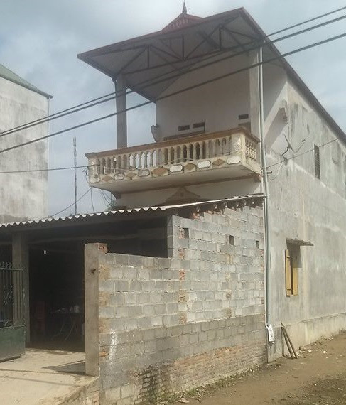 Ngôi nhà nơi xảy ra vụ án mạng thương tâm.