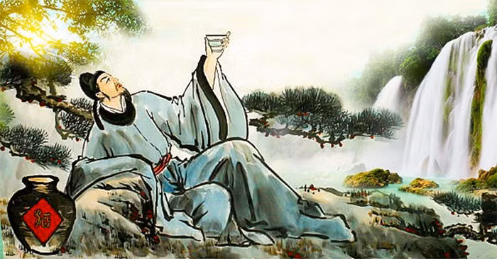 Tương truyền, vào một đêm trăng rằm, Lý Bạch đi thuyền du ngoạn trên sông Thái Trạch, huyện Đang Đồ (thuộc thành phố Mã An Sơn, tỉnh An Huy).