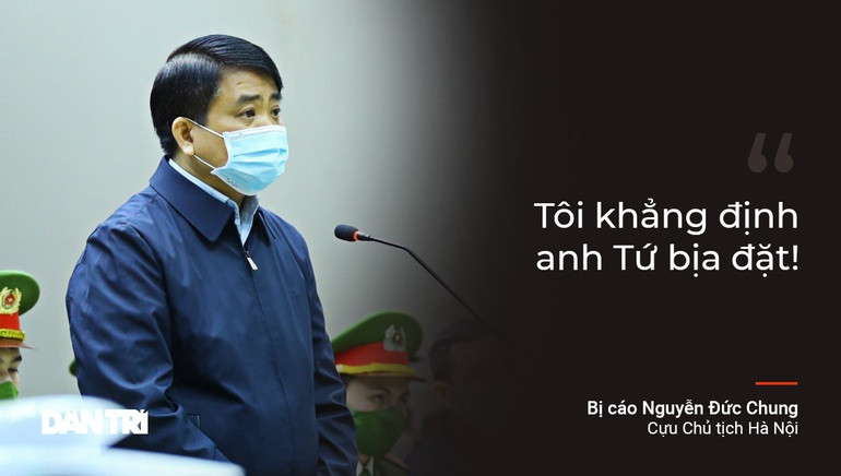 Ông Nguyễn Đức Chung phản bác lời khai của bị cáo Nguyễn Văn Tứ.