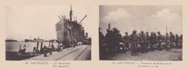 Tại cảng Lyon - Pháp, những binh lính người Việt đầu tiên đặt chân lên đất Pháp để rồi từ đó ngang dọc khắp các chiến trường, chiến đấu tại những nơi họ chưa hề biết tới.