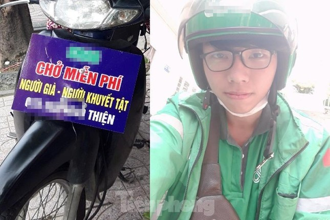 Chang trai 9x chay xe mien phi cho nguoi gia, nguoi khuyet tat