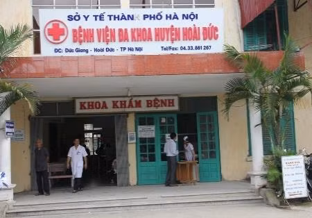 Vụ việc xảy ra tại Bệnh viện đa khoa Hoài Đức, Hà Nội. Ảnh: Nông Nghiệp VN.