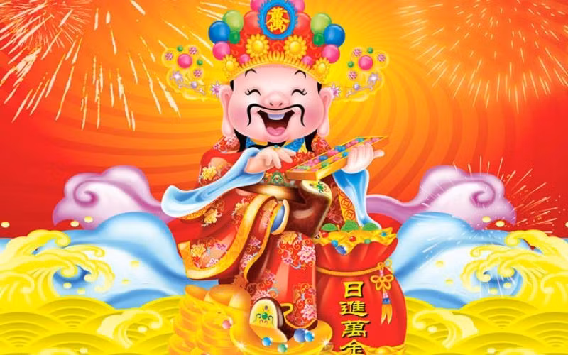 Bai cung Than Tai hut loc kinh doanh va may man 2025