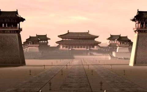  Đường trục chính của Đại Minh cung phân bố 3 cung điện lớn: Hàm Nguyên điện, Tuyên Chính điện, Tử Thần điện, hợp thành Tam đại điện. Lân Đức điện có diện tích hơn 10.000 mét vuông, tương đương với 6 Thái Hòa điện của Tử Cấm Thành. 