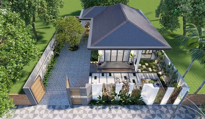 Biệt thự mini hiện đại, đẹp đến say đắm lòng người - Hình 6 Biet thu mini hien dai, dep den say dam long nguoi-Hinh-6