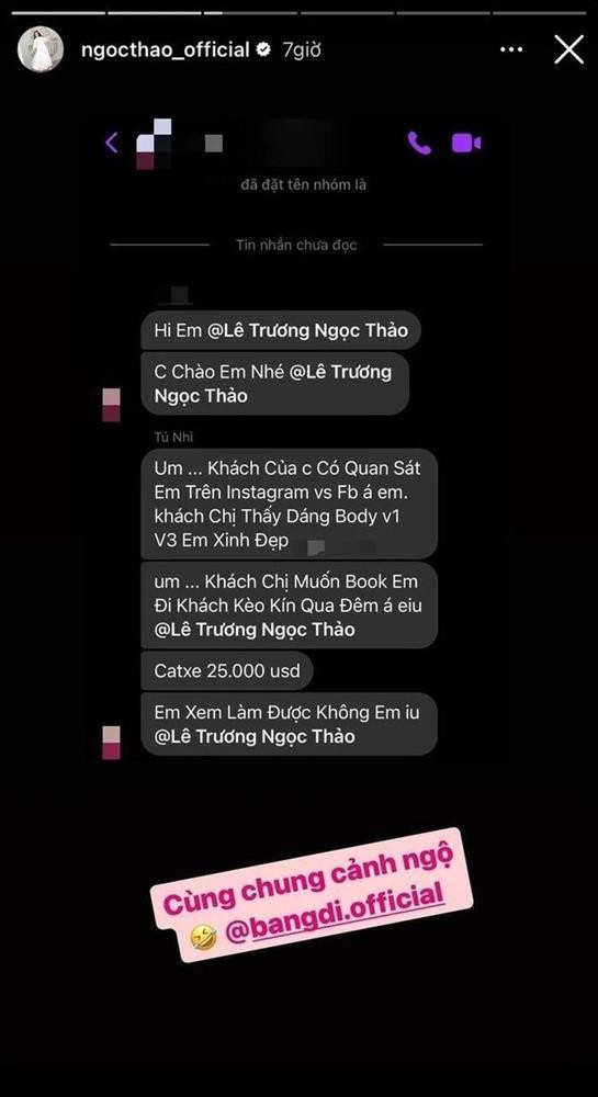 Ngoc Thao dap tra khi duoc moi di tiec kin gia 25.000 USD-Hinh-2