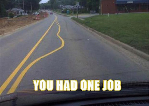 Vạch kẻ đường cũng không xong.