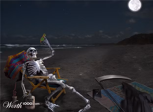 Thần chết cũng lãng mạn lắm.