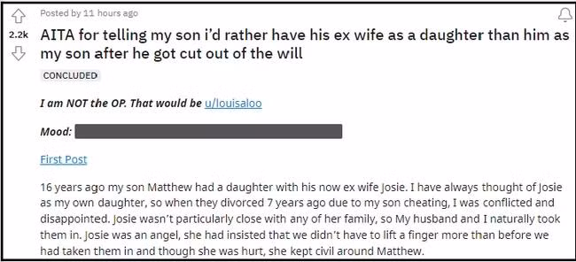 Chong ngoai tinh doi ly hon, vo cham soc bo me gia va cai ket qua shock