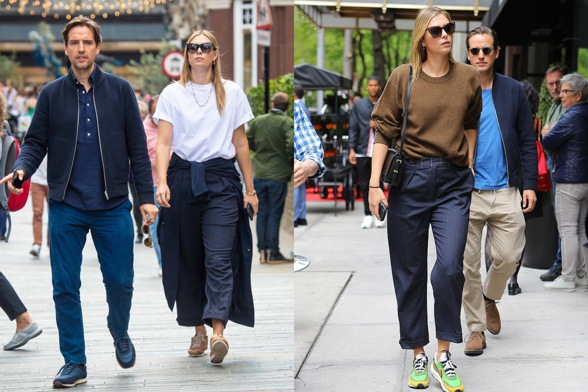 Trong cuộc phỏng vấn với Corriere Della Sera, Sharapova tiết lộ lý do cô tìm thấy tình yêu đích thực của đời mình khi gặp Gilkes: "Tôi thấy nó dễ dàng hơn nhiều so với những gì mình tưởng tượng. Nếu người đàn ông khiến tôi mỉm cười và hạnh phúc, anh ấy sẽ chiếm được tình cảm của tôi. Tôi thích những người đàn ông khiến tôi ngạc nhiên và mở mang tầm mắt trước những điều tôi không biết hoặc không nghĩ đến".