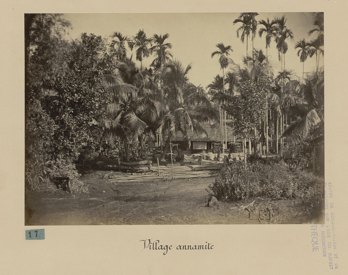 Ngôi làng ven sông, ngoại vi Sài Gòn.