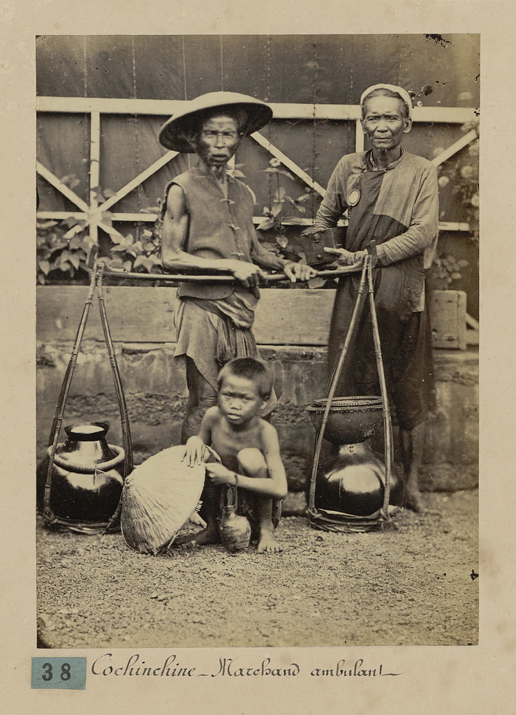 Gánh hàng rong ở xứ Nam Kỳ.