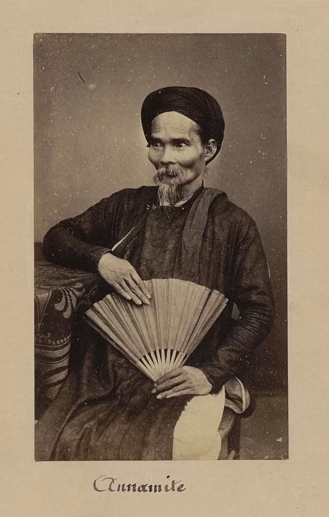 Chân dung một cụ ông người Việt.