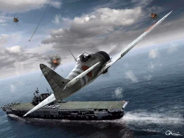 Dù người Mỹ phải chịu tổn thất nặng nề, máy bay Nhật cũng phải trả một cái giá đắt không kém. Hơn 100 máy bay, gồm 25 trong số 27 máy bay ném bom tấn công Hornet, đã bị loại khỏi vòng chiến.