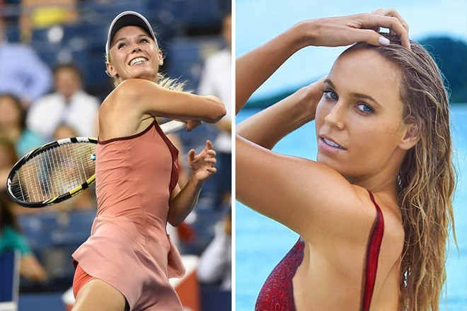 Tay vợt người Đan Mạch Caroline Wozniacki từng kiếm được bộn tiền thưởng khi giành được 23 danh hiệu của WTA cùng hai lần lọt vào các trận chung kết US Open. Đồng thời, cô còn là người mẫu nổi tiếng của các thương hiệu Adidas và Godiva nhờ gương mặt xinh xắn cùng thân hình nuột nà đầy quyến rũ.