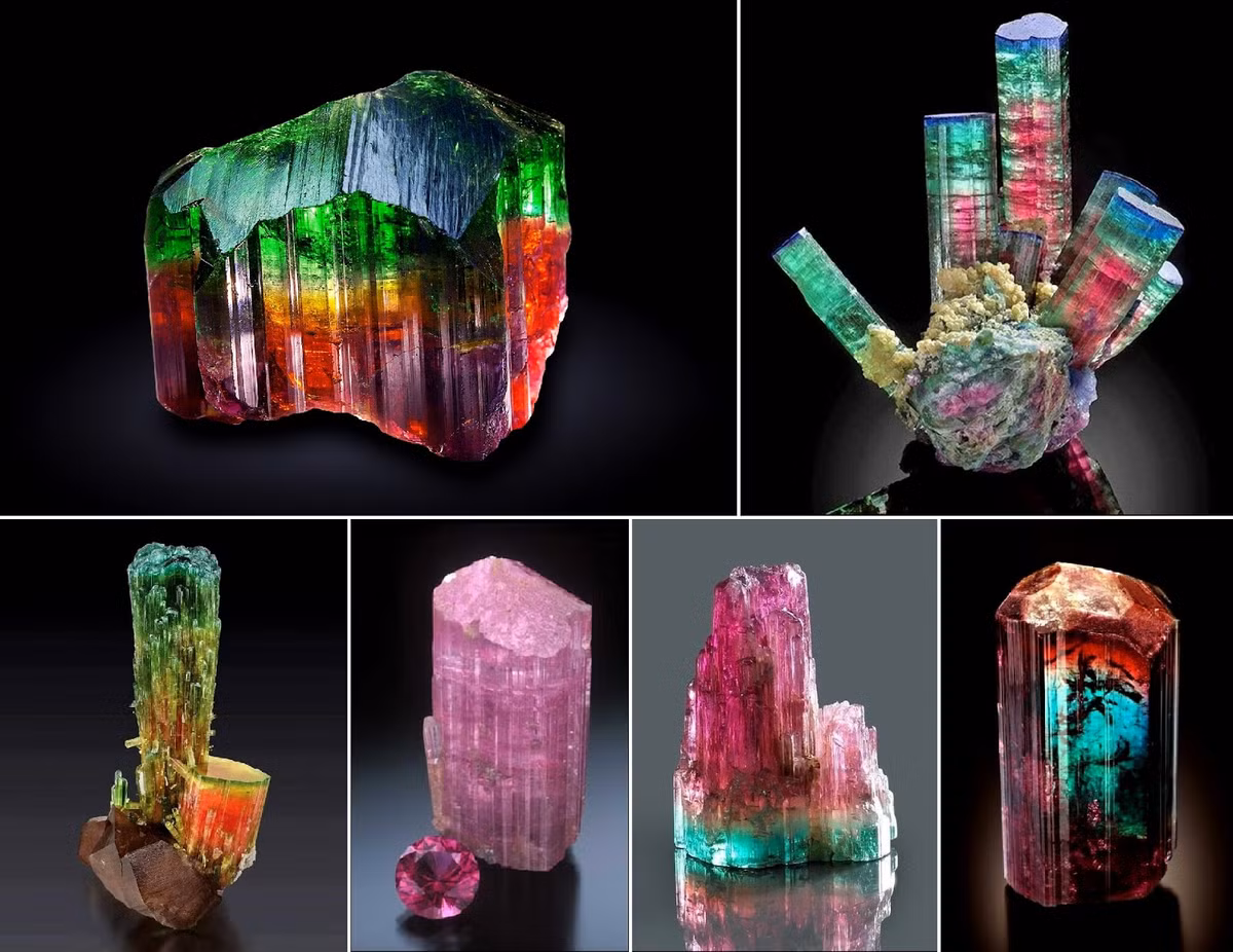 Tourmaline là tên một nhóm gồm 11 khoáng vật silicat bor ngậm nước có cấu trúc tinh thể giống nhau nhưng khác nhau về bản chất hóa học. Đây là một loại đá quý có màu sắc rất đa dạng.
