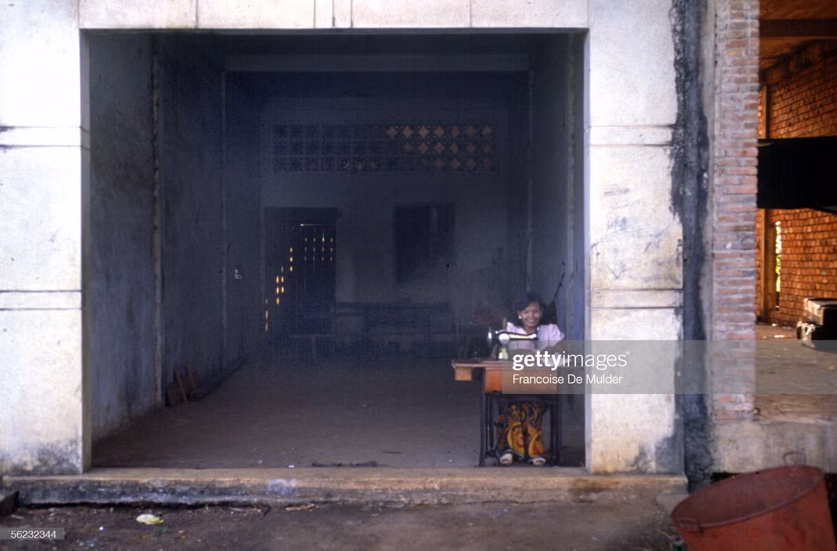 Một tiệm may ở tỉnh Pailin.