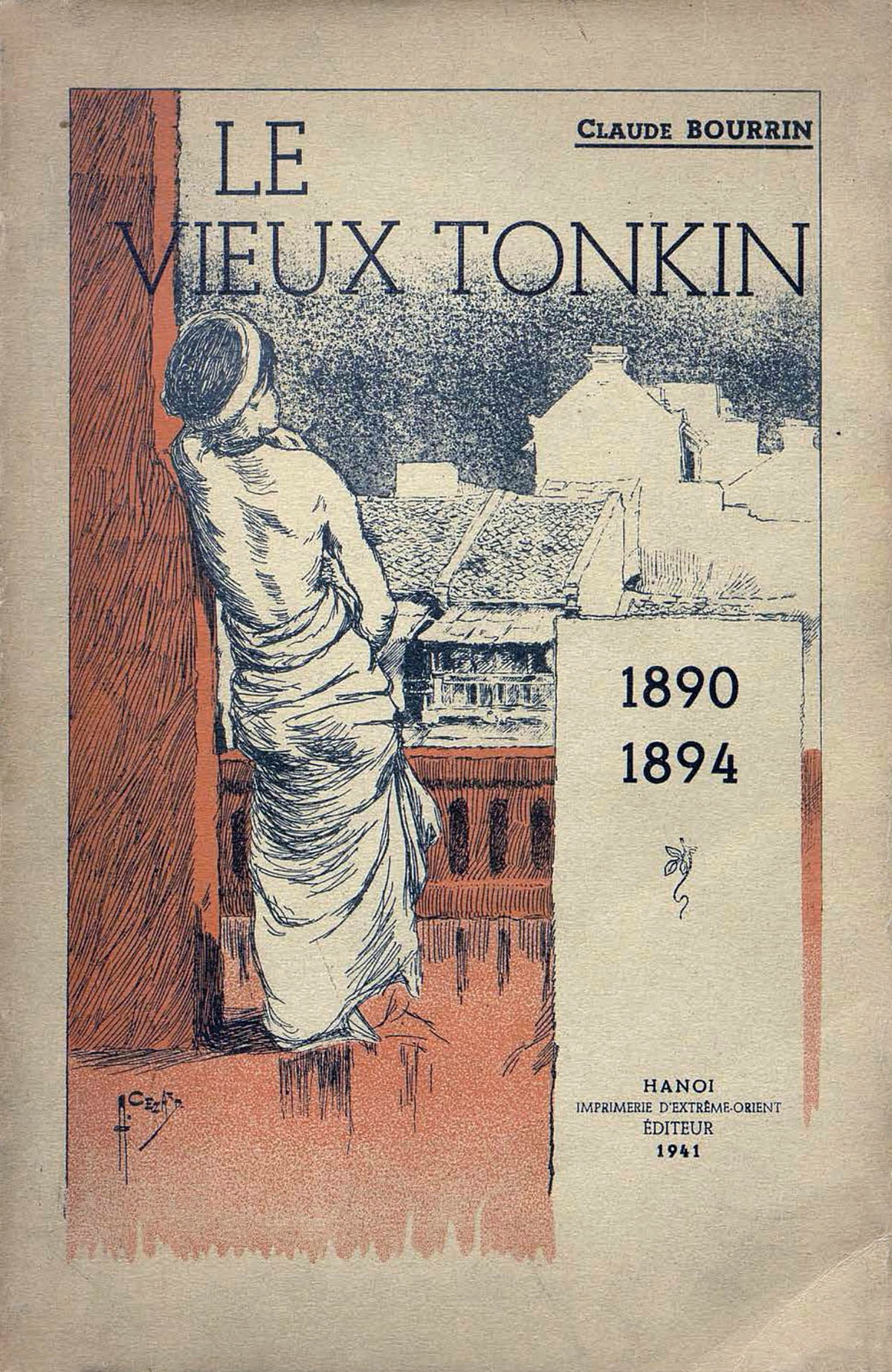 Trang bìa ấn phẩm "Xứ Bắc Kỳ xưa - 1890-1894".