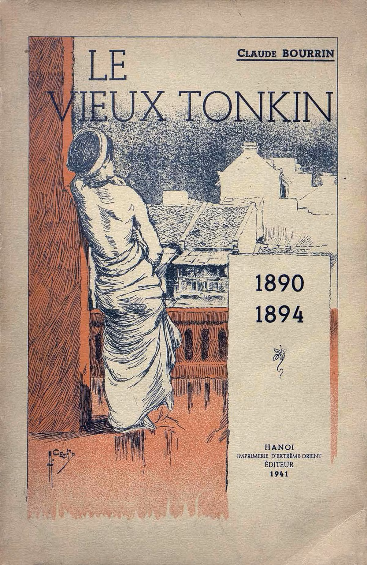 Trang bìa ấn phẩm "Xứ Bắc Kỳ xưa - 1890-1894".