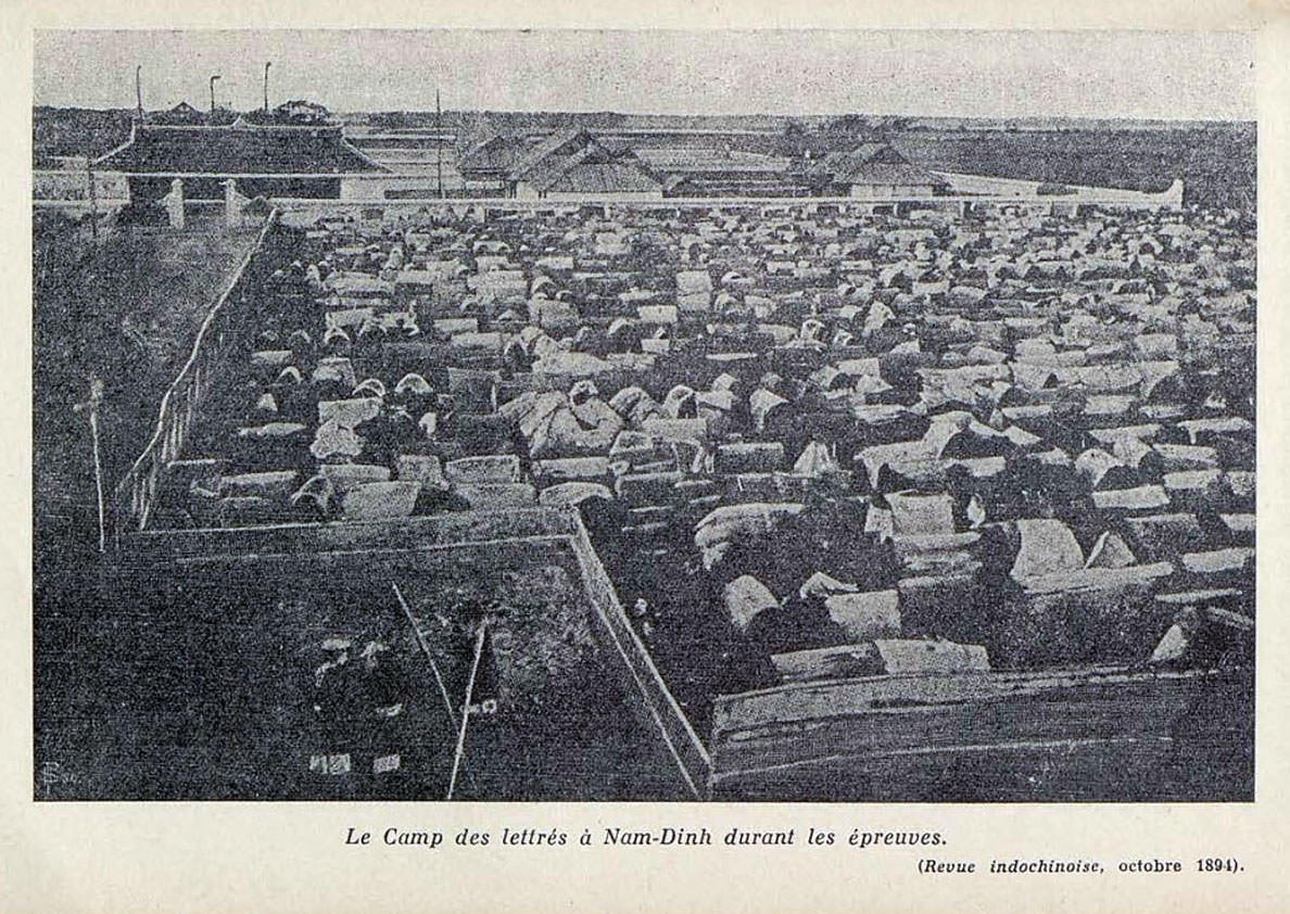 Trường thi Nam Định trong kỳ thi Hương 1894.