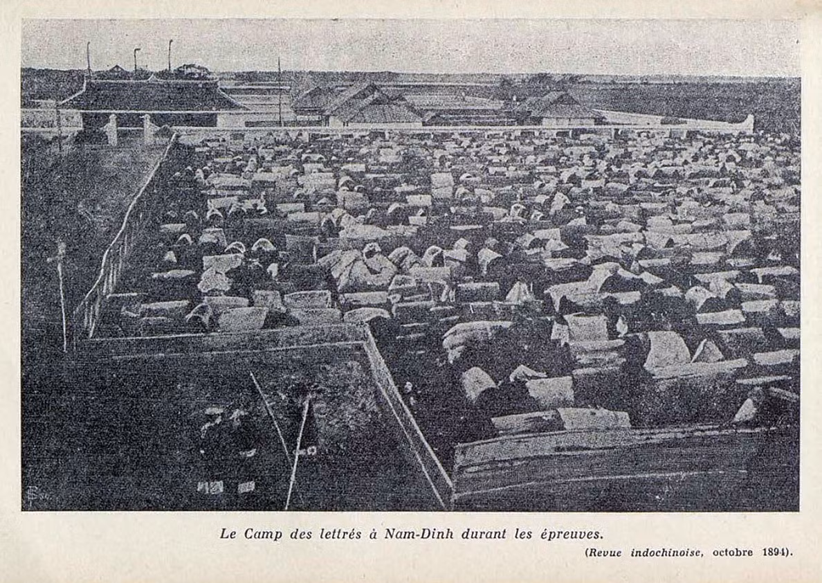 Trường thi Nam Định trong kỳ thi Hương 1894.