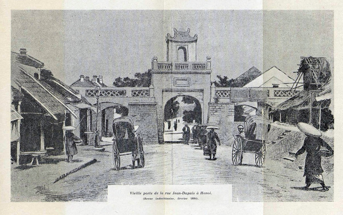 Cửa Ô Quan Chưởng ở Hà Nội, 1894.