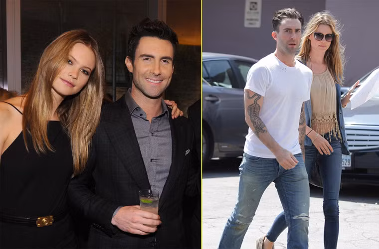 Mỗi khi nam ca sĩ nổi tiếng và điển trai Adam Levine sánh bước cùng người mẫu, thiên thần Victoria’s Secret Behati Prinsloo là y như rằng cánh paparazzi mỏi tay tác nghiệp.