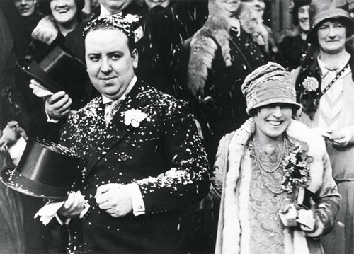 Đám cưới của Htichcock và Alma Reville năm 1926.