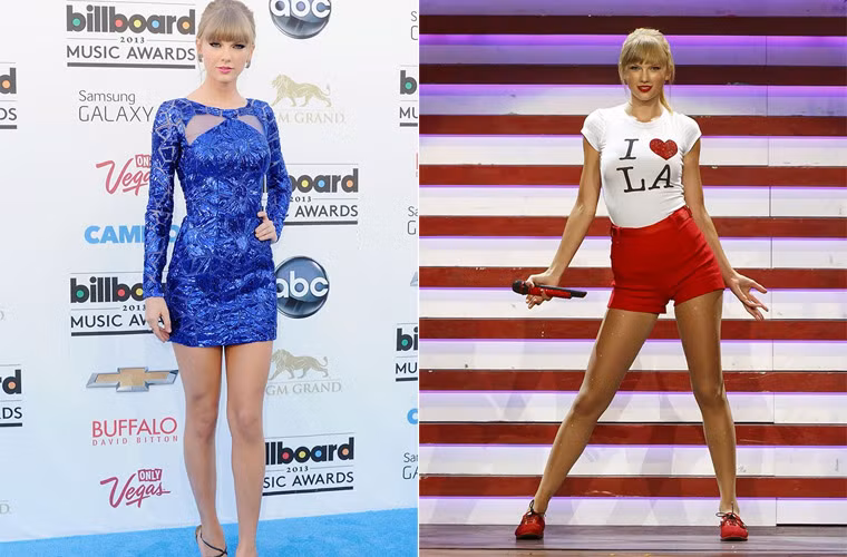 Chính vì thế, công chúa nhạc đồng quê rất hay diện short để khoe đôi chân dài miên man.